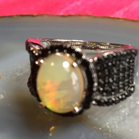 Opal & Spinel sz 7 - Picture 11 of 12